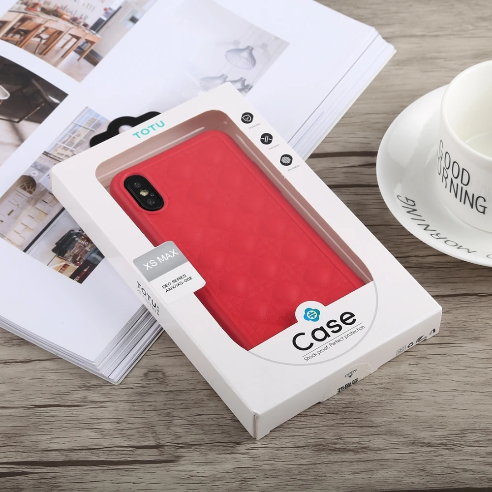 TOTU чехол для телефона защитный чехол для iPhone XS Max противоударный ТПУ+ PC чехол