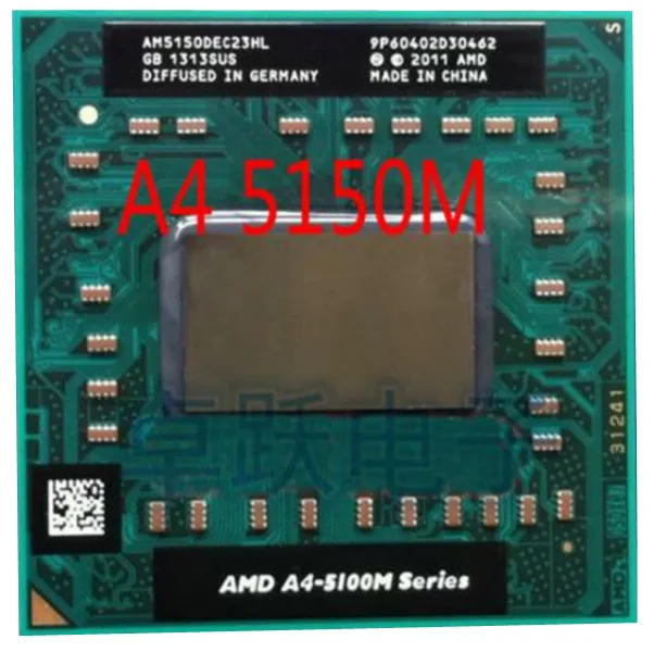 Оригинальный процессор AMD A4-5150M A4 5150M AM5150DEC23HL 638 pin PGA для ноутбука | Компьютеры и