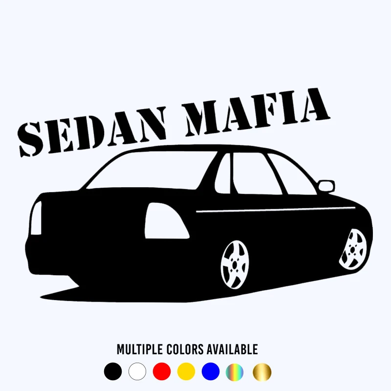 

CK20348# Various Sizes Die-Cut Vinyl Decal Sedan Mafia Priora Car Sticker Waterproof Auto Decors For Bumper Rear Window