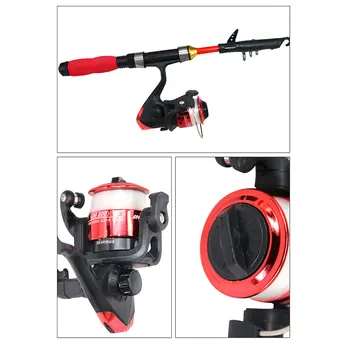 

Fishing Rod Pole Reel Wheel Kit Portable Tackle Accessories Ceramics Guide Ring for Sea Lake HB88