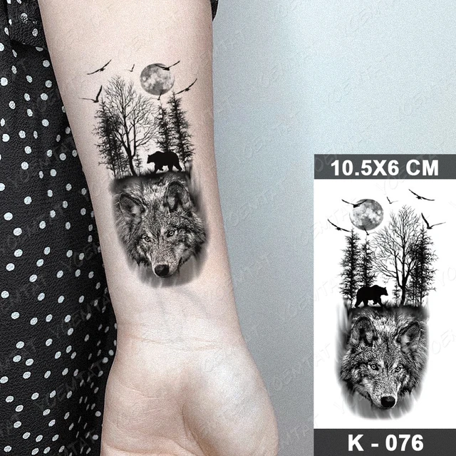 Waterproof Temporary Tattoo Sticker Small Simple Line Flower Flash Tatoo Cute Leaf Finger Wrist Fake Tatto For  Body Art Women 17-K076