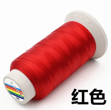 red 2 rolls 210D высокая прочность толстая нейлоновая швейная нить для швейной машины кожаный диван Холст Джинсы Брюки diy аксессуары 21colors1395 - Цвет: red 2 rolls