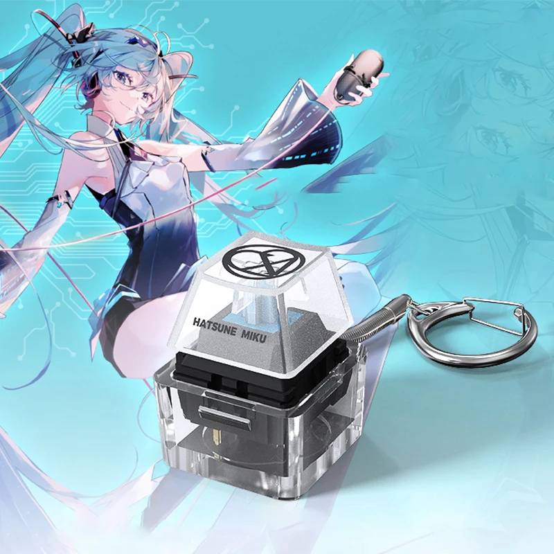 Стандартная механическая клавиатура с колпачком от солнца Miku игрушка для снятия
