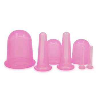 

Cupping Set Face & Body Massage Cupping Therapy Set,7Pcs Silicone Cellulite Massage Cups