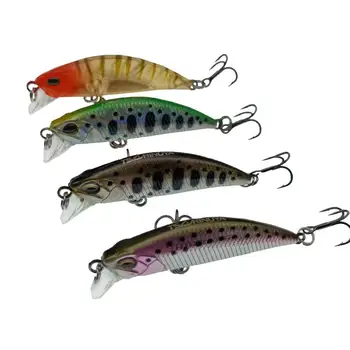 

Tsurinoya 4PC 50mm 5g Sinking Minnow Artificial Bait for Trout Bass Fishing Wobbler Laser Hard Long Cast Fishing Lure DW63