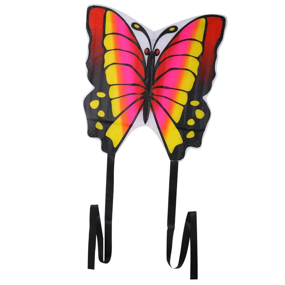 

35 Inch Butterfly Kite Outdoor Toy Sport Gift for Kids Children With String Tail
