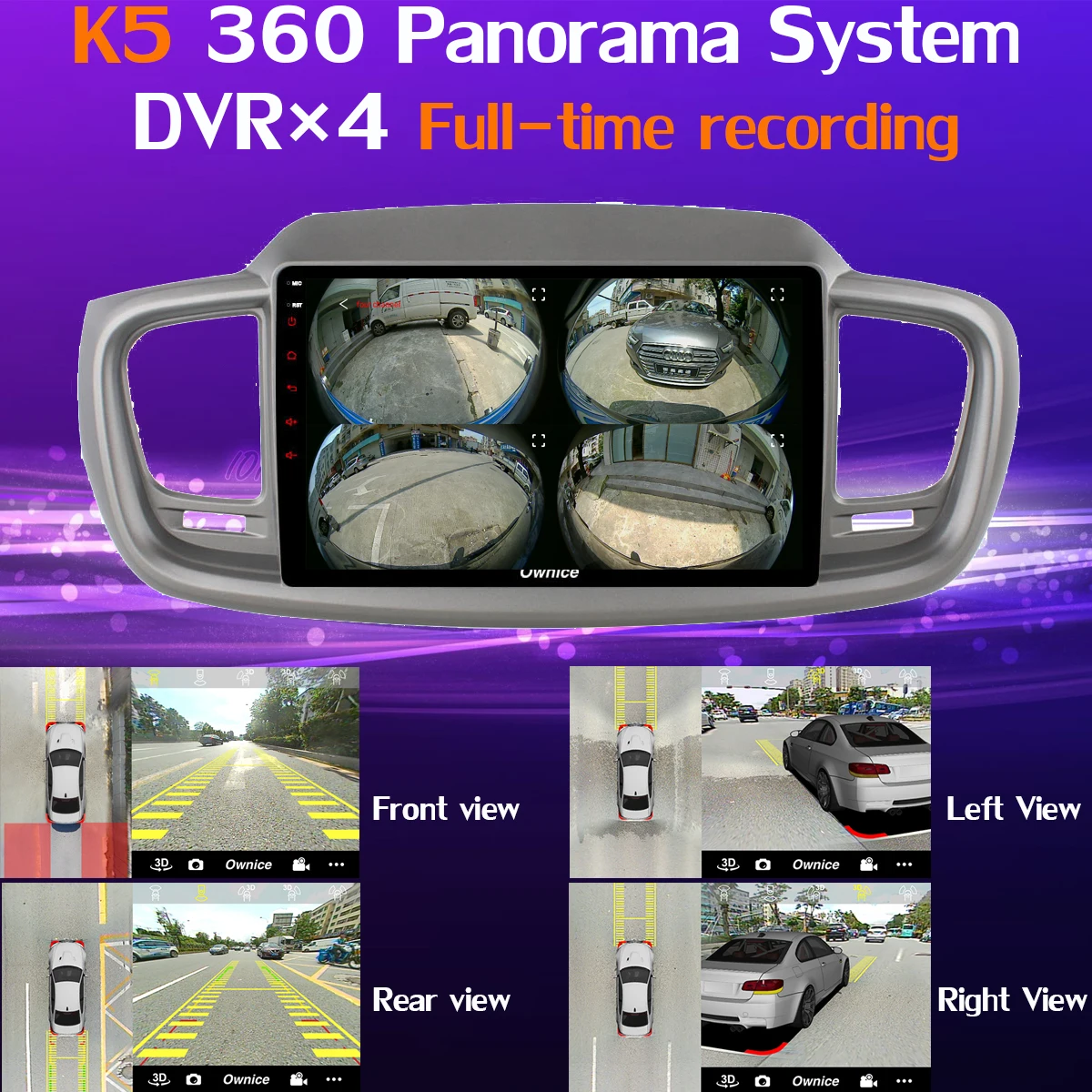 360°Pano ram ic камера Android 9,0 8 ядерный 4G ram+ 64G rom автомобильный DVD для Kia Sorento 3 Prime LHD gps радио