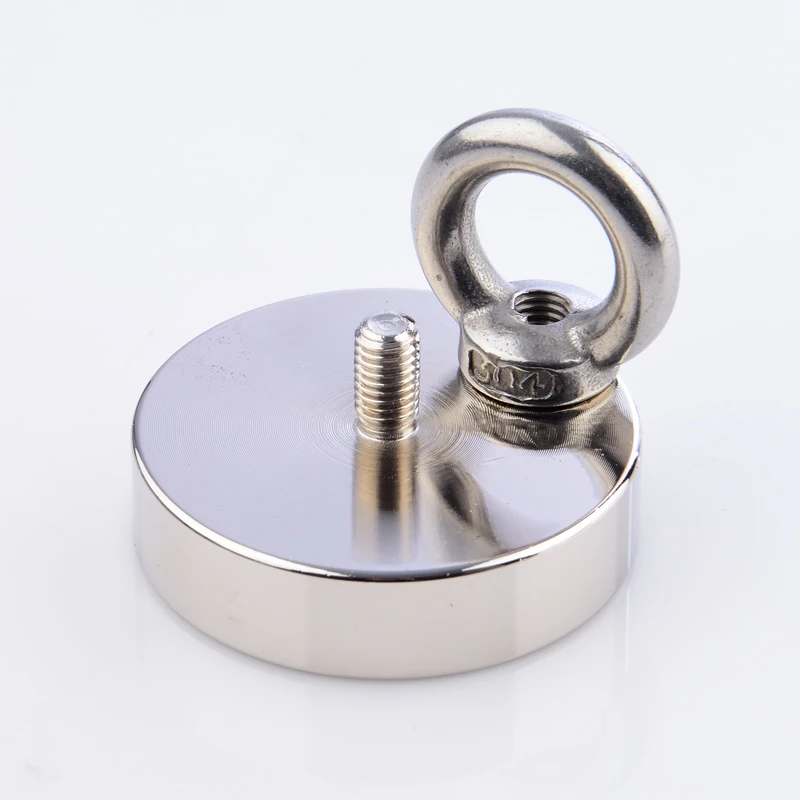 

150Kg Design Magnet Strong N52 Neodymium Permanent Magnet Magnet Fishing Magnets with 10m Rope Option Magnetic Material Base