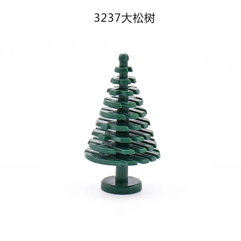 MOC Plants The Mushroom Pine Tree Flowers Building Blocks Toys for Children Assemble Blocks DIY Gifts Kids Toy 36