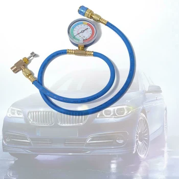 

Car Accessories Air Conditioning Repair Tool Air Conditioner Fluoride Tube Quick Release Refrigerant Connector Pressure Gauge
