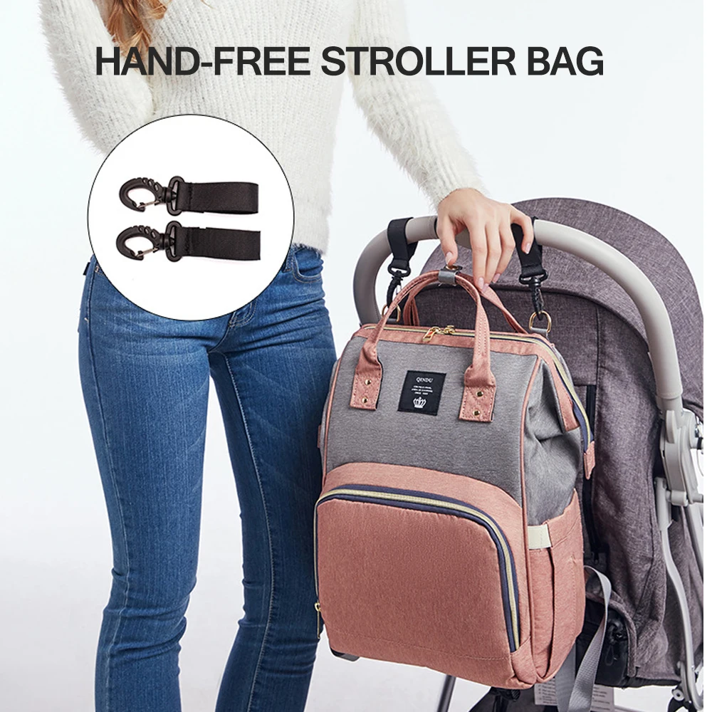 Baby Diaper Bag Backpack Mummy Large Capacity Nappy Pouch Mom Baby Waterproof Outdoor Travel Diaper Pouchs For Baby Care (15)