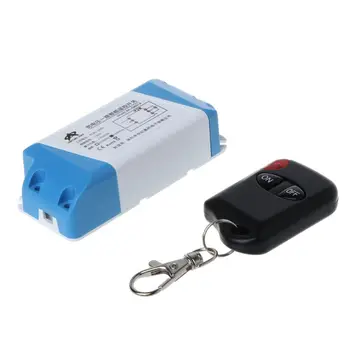 

1Set 1Set AC85-250V LED Light Lamp Switch Relay Output Wireless RF Radio Receiver Transmitter Waterproof Module Case with 2CH ON