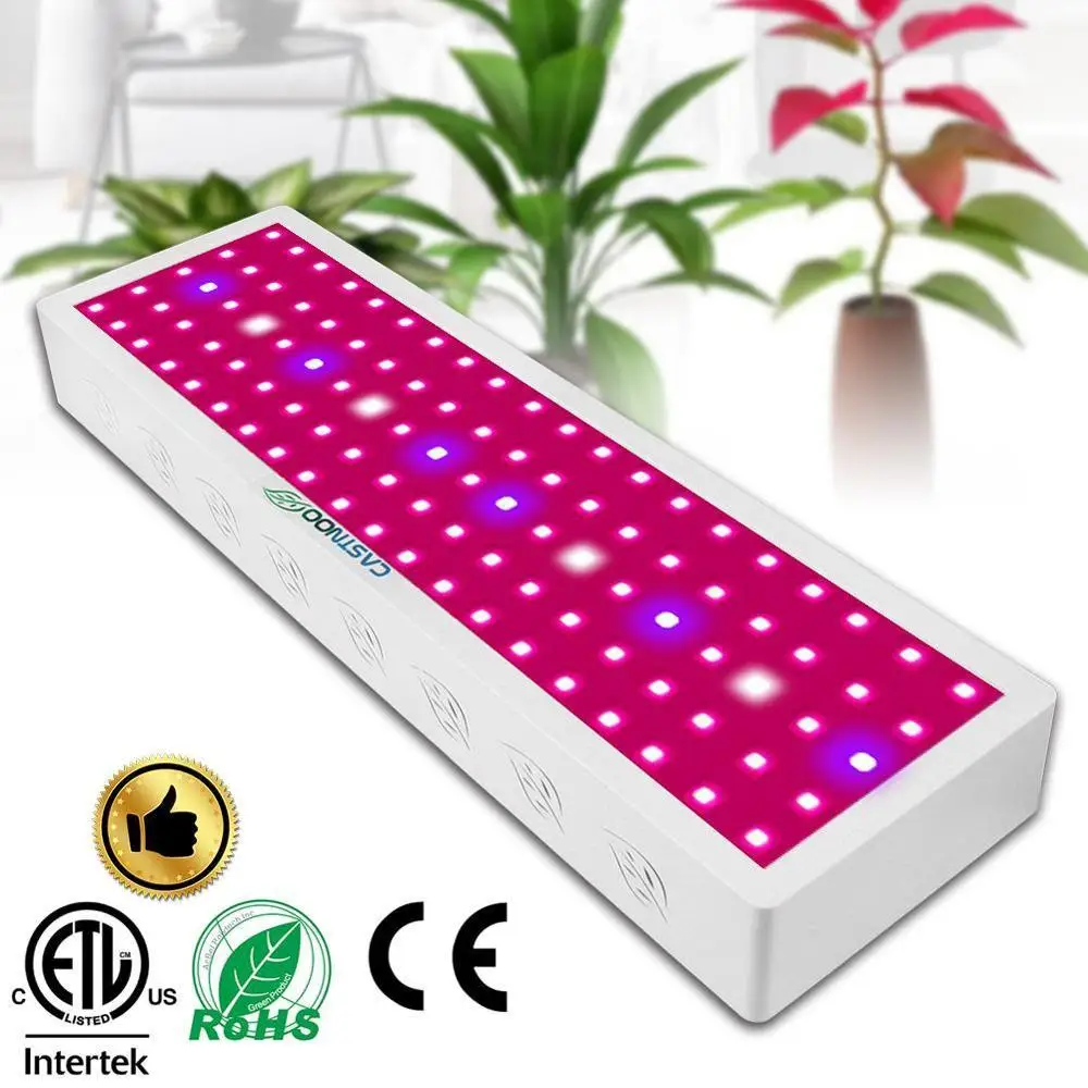 

CASTNOO 1000W LED Grow Light Panel Hydroponic Plant Growing Full Spectrum Hydroponic Grow Light Self-Cooling Aluminum