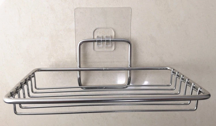 Description Picture 6 of itemAdhesive Wall Hooks Hanger Transparent Hooks Door Wall Hangers Under Wire Shelf Rack Hanger Holder for Kitchen Bathroom Hooks