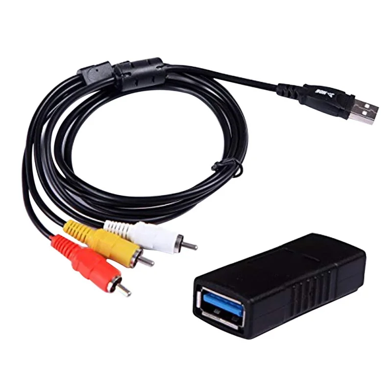 1 Многофункциональный RCA к USB аудио/видео A/V кабель видеокамеры для ТВ/ПК USB 3,0 F/F адаптер RCA к USB аудио/видео USB 3,0 F/F5 - Цвет: 1