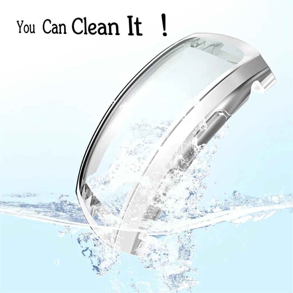 1 x Ultra Thin TPU Case Cover for Sanmsung Gear fit 2 pro Clear TPU Protective Watch Case Cover Shell For Sanmsung smart watch