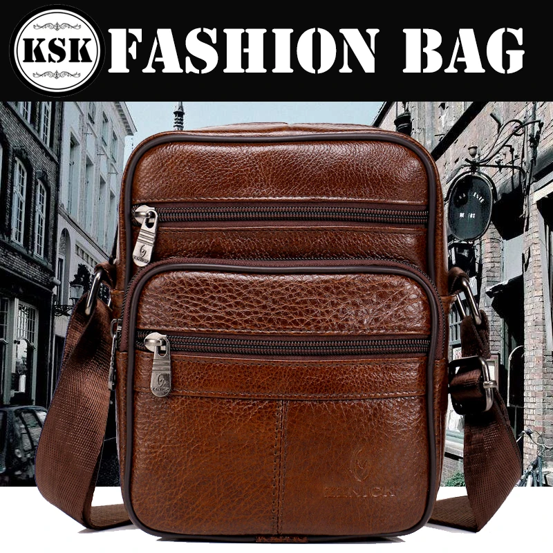 Мужская сумка через плечо сумка из натуральной кожи сумки для мужчин модные роскошные Лоскутные кожаные сумки через плечо KSK
