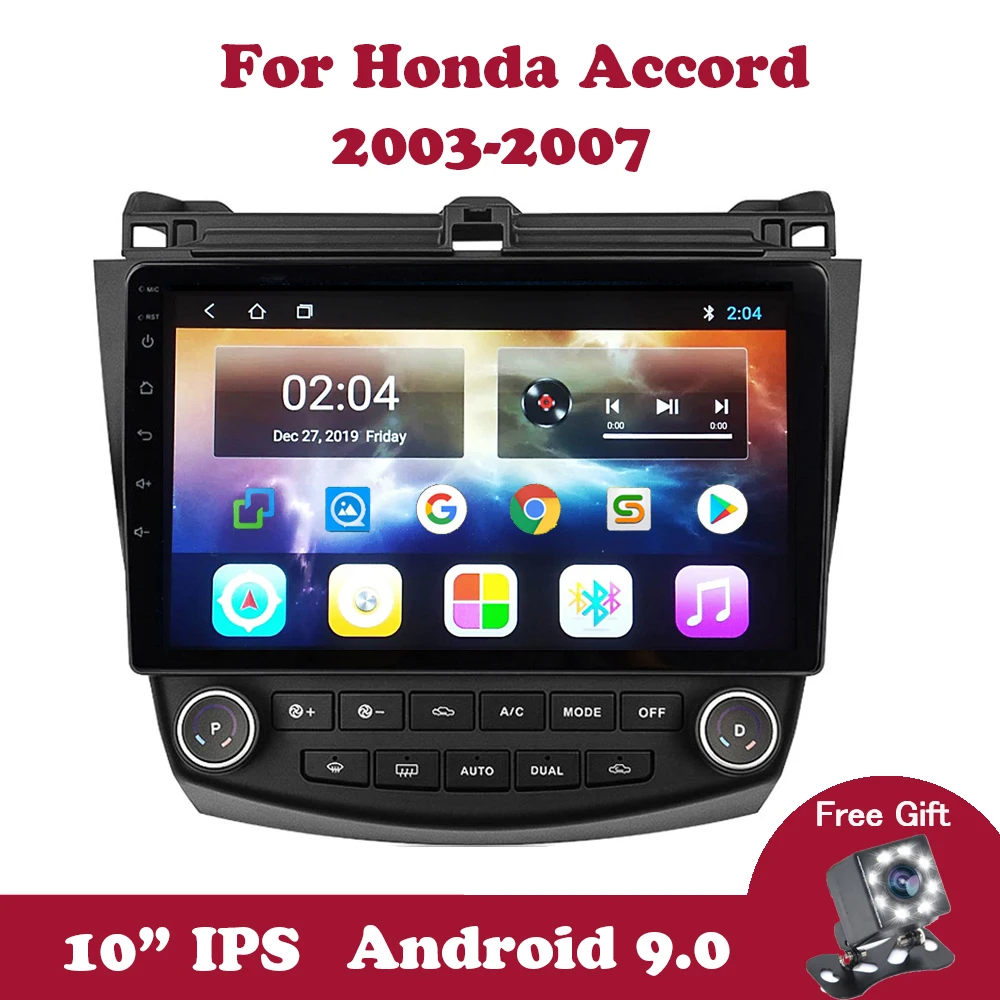 

Android 9.0 Car Stereo Radio GPS Navigation Player For Honda Accord 7 CM UC CL 2003-2007 Car android Multimedia Player WIFI DVD