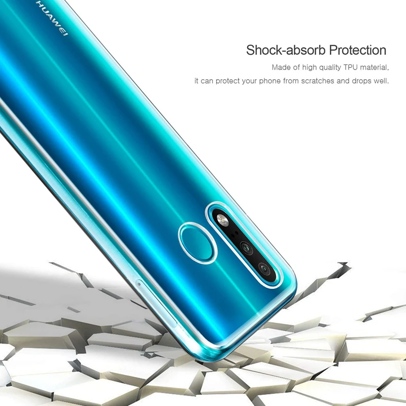 Чехол для huawei Y5 Y6 Prime Y7 P Smart P10 P20 P30 mate 20 Pro Honor 8S 10 Lite 360 мягкий прозрачный