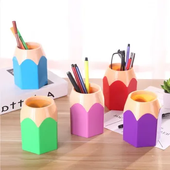 

#H40 Pen Pencil Pot Holder Container Desk Brush Vase Pencil Pot Pen Holder Stationery Storage Hollow Flower Brush Organizer