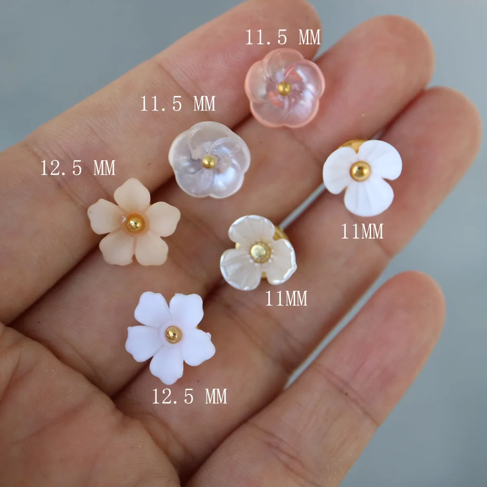 10 pezzi di Bottoni di Rose in Acrilico, Bottoni per Camicia, Accessori per Cucito, Bricolage DIY