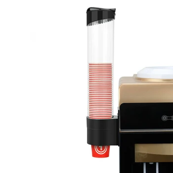 

Holder Home Wall Paste Rack Dustproof Organizer Easy Clean Disposable Automatic Large Capacity Storage Cup Dispenser Clear Body