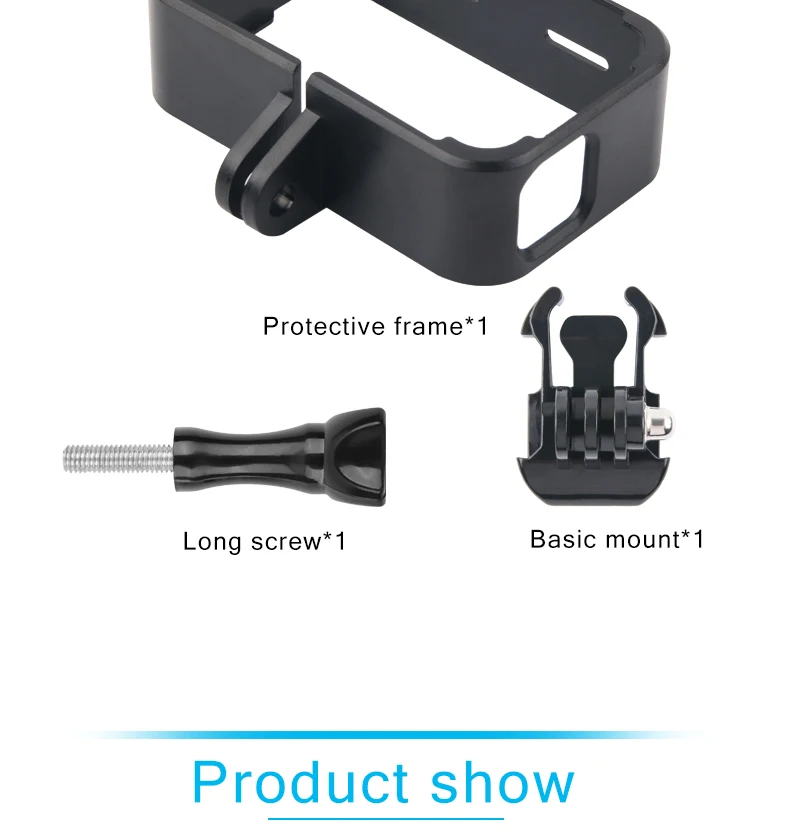 Для Xiaomi Mijia 4K Mini Action camera Frame Mount базовый винт защитный жесткий чехол для Mijia Mini camera аксессуары
