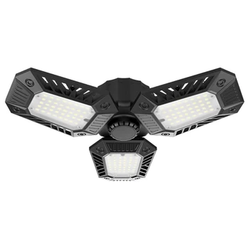 

E27 Deformable Garage Lights 60W LED Garage Light 85-245V Deformable Ceiling Folding Lamp for Home Warehouse