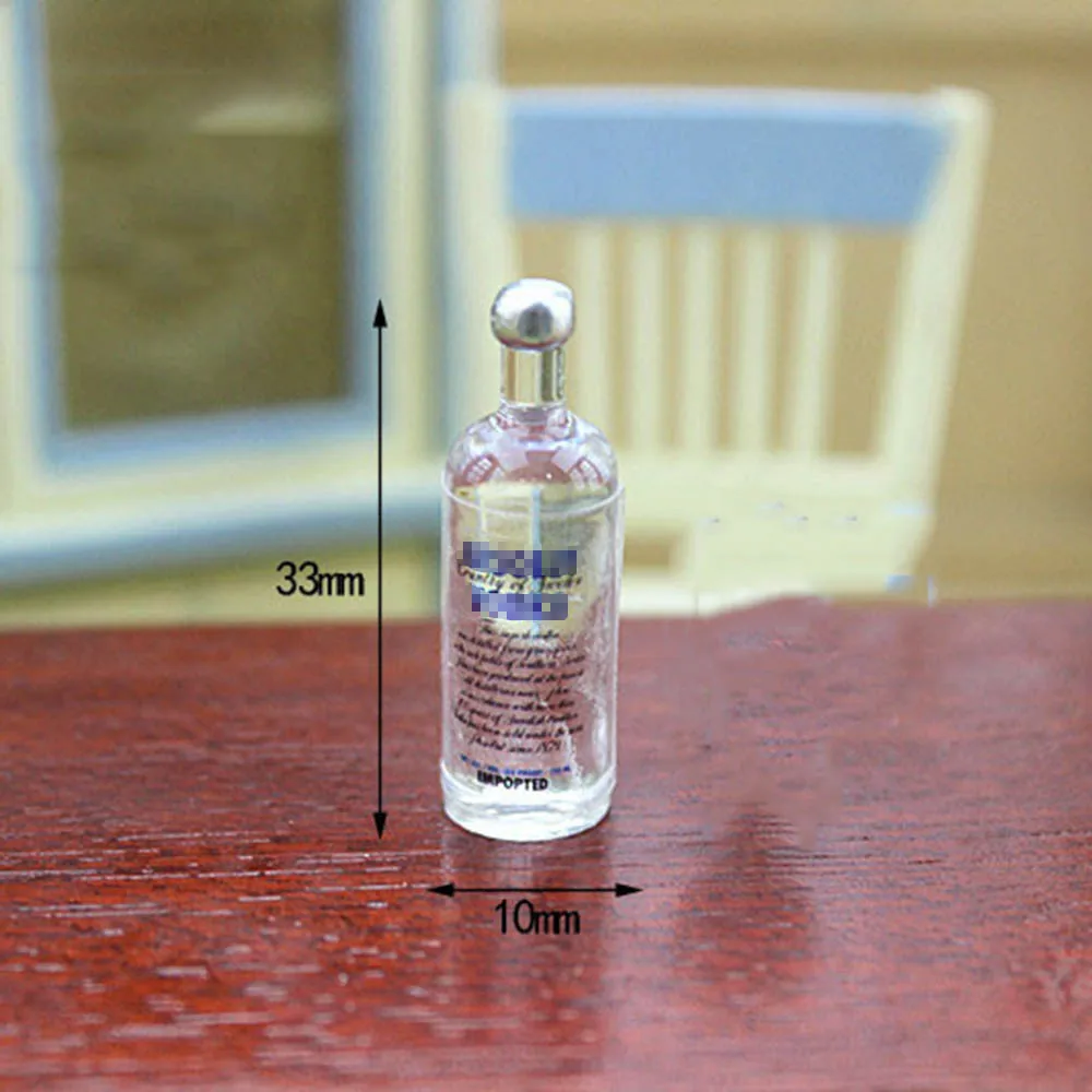 2 stücke 1:12 miniatur wein wodka flaschen puppe haus dekor zubehörYE 