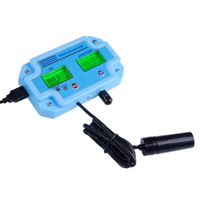 GTBL PH-2981 цифровой светодиодный измеритель PH и EC Тестер с 2 в 1 высокая точность мониторинга оборудования инструмент, ЕС разъем