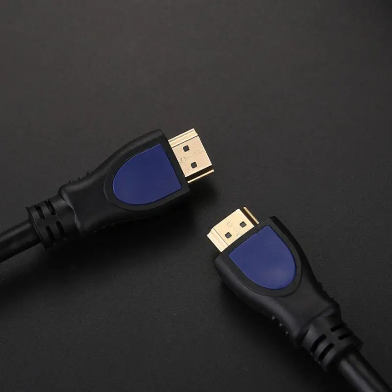Кабель HDMI бескислородный медный сердечник позолоченный интерфейс папа-папа 2,0 кабель 3D 4k Hd Mi для HDTV домашнего кинотеатра PC прочный