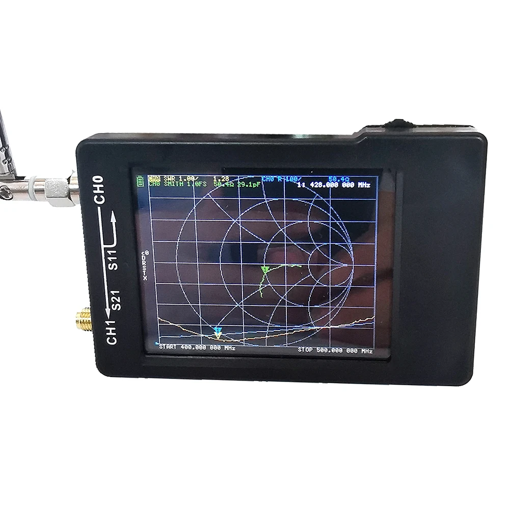 

MF HF VHF Antenna Analyzer 50KHz-900MHz Portable Handheld Digital Display Screen Vector Network Analyzer Shortwave