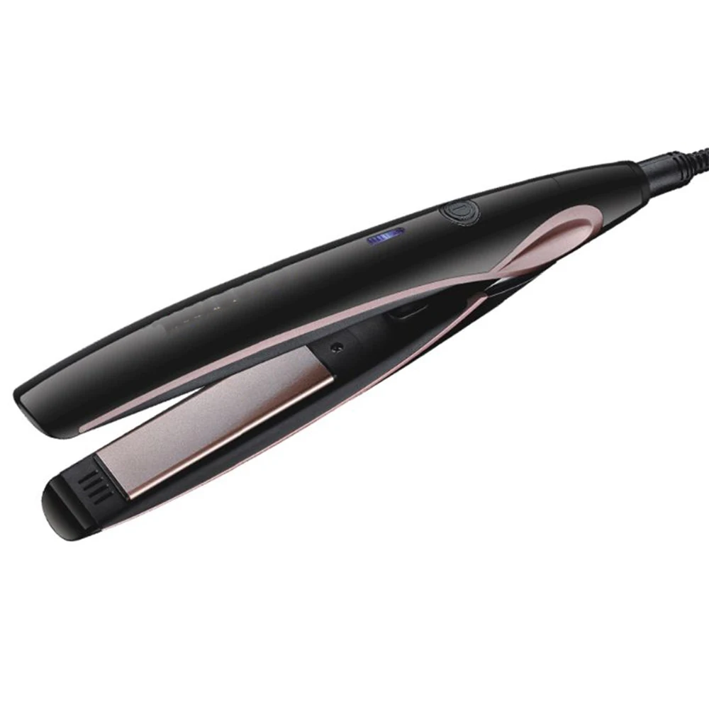 Alisadores de Cabelo Ferro e Curling Ferro com Display 2 em 1 Cerâmica Plana Straighteners Curls Ferros Lcd 8 plana ferro e curling ferro com display