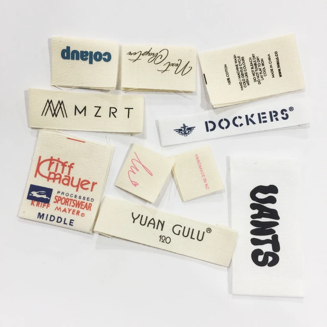 Custom Fabric Labels Clothing  Woven Care Labels Garments - Customized Garment  Woven - Aliexpress