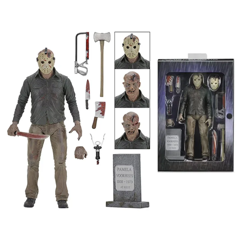 NECA фигурка героя игрушка Джейсон Вурхиз Фредди Крюгер Майкл Майерс кожаное Джокера Чаки фигурка Джокера для подарок на Хэллоуин