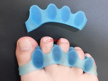 

500 Pairs/lot Silicone Foot Care Gel Bunion Protector Toe Separators Straightener Spreader Correctors Hallux Valgus Correction