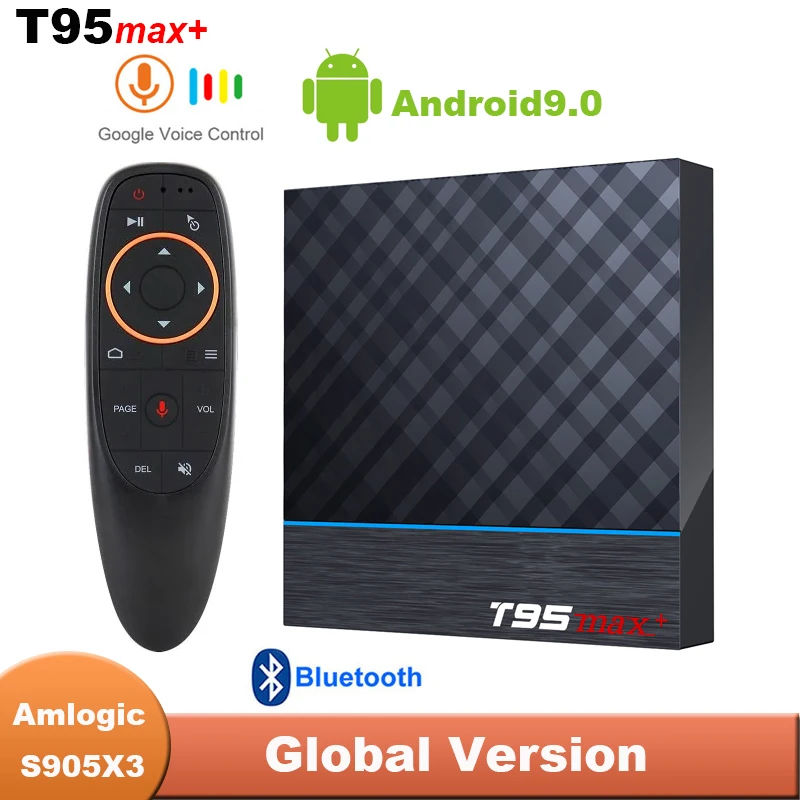 ТВ приставка T95 MAX Plus Android 9 0 4 + 32/64 ГБ 8K HDR 60 кадров/с|ТВ-приставки и медиаплееры| |