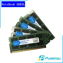 Pumeitou AMD Intel RAM DDR3 DDR3L 4GB 8GB 1333 1600MHz dizüstü Memoria dizüstü bellek 204pin 1.35V yeni RAMs