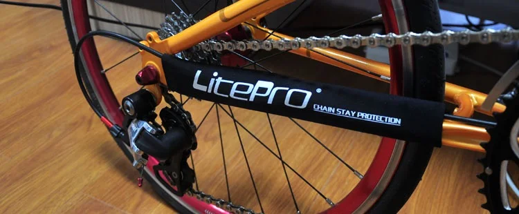 LITEPRO защита велосипедной цепи дорожный MTB горный велосипед складной велосипедный протектор велосипедная Рама Защитное снаряжение Черный Красный