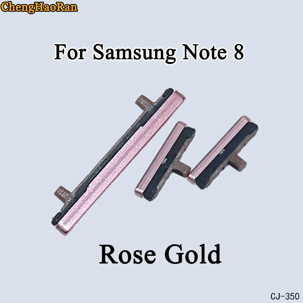 ChengHaoRan 1 комплект для samsung Galaxy Note 8 чехол для телефона гибкий шлейф для громкость, выключение звука Кнопка сбоку запасные части для замены