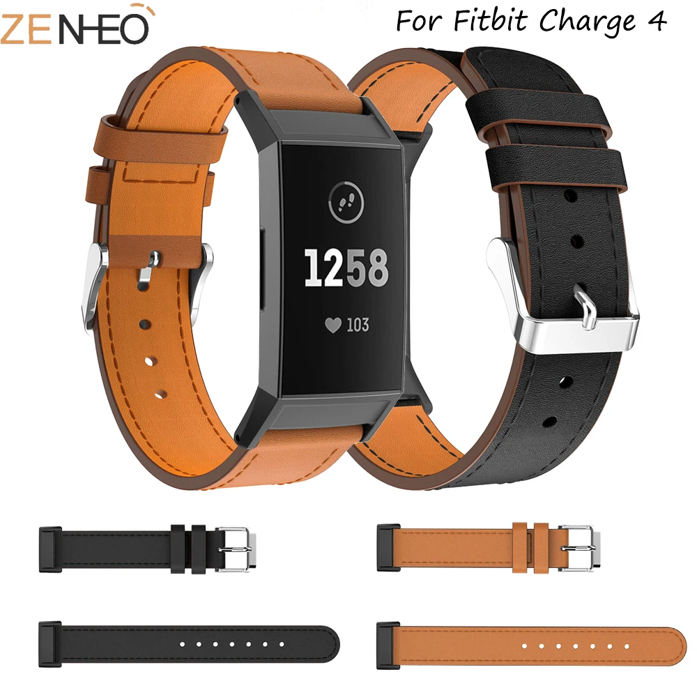 

For Fitbit Charge 4 frontier fashion leather men's women's sport bracelet wrist strap For Fitbit Charge 4 smart watch wristbands