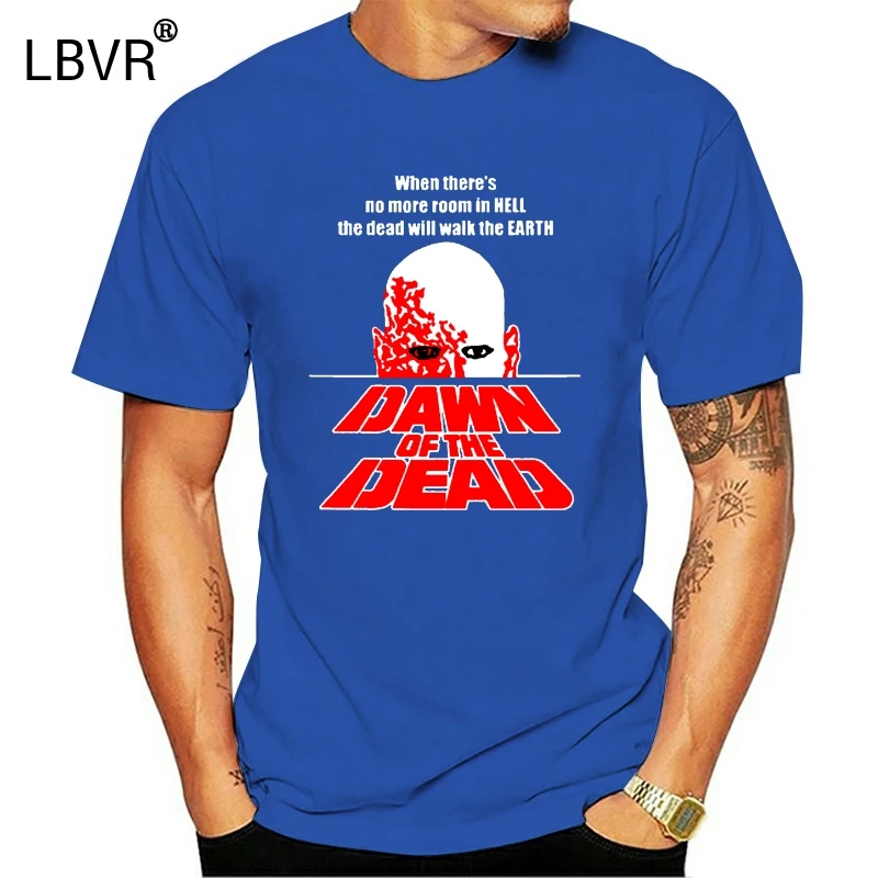 Футболка DAWN OF THE DEAD day night Live return creepshow tom savani... Дизайнерские Топы И Футболки |