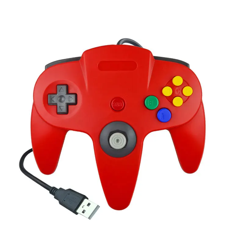 2020 Gamepad Wired Controller Joypad For Gamecube Joystick Game Accessories For Nintend N64 For PC MAC Computer Controller 