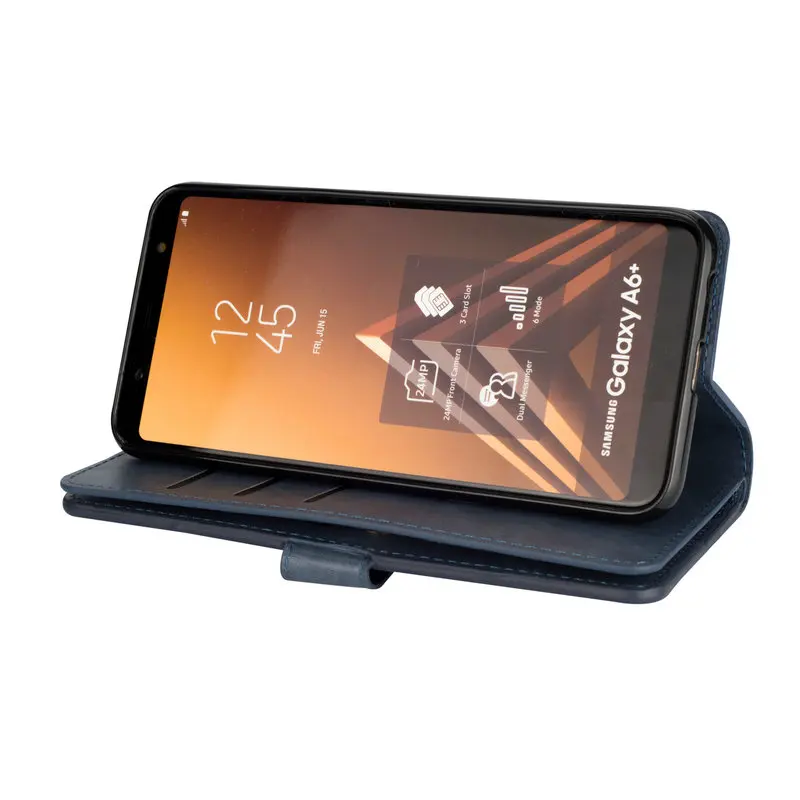 Роскошные Флип Бумажник для Coque samsung A6Plus случае A750 samsung A6 плюс для samsung Galaxy A7 чехол, кожаный чехол A5 A7