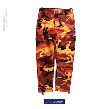

UNCLEDONJM 2020 New Harem Pants Men Camouflage Military Pants Loose Comfortable Cargo Pants Trousers Camo Joggers 9116