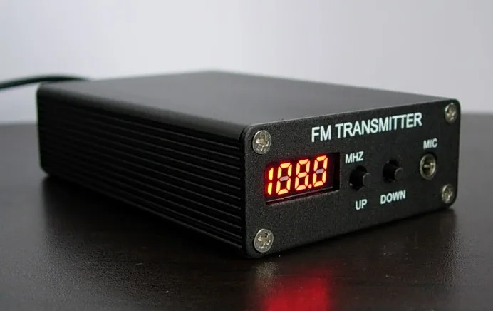 Transmissor de Rádio fm Mp3 Estéreo Pll de 1mw Mini Estação de Rádio de 87109mhz com Adaptador de Antena e Fio de Proteção - Image 2
