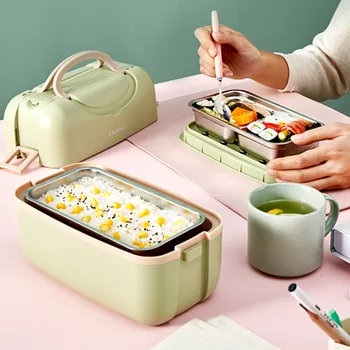 

Xiaomi Liren Portable Cooking Electric Lunch Box Multifunctional Plug-in Electric Heating Cooking Large Capacity Double Layer