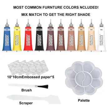 

Furniture Clinic Leather Easy Restoration Leather Change Color Agent Leather Vinyl Refinish Restore Recolor Repair Kit