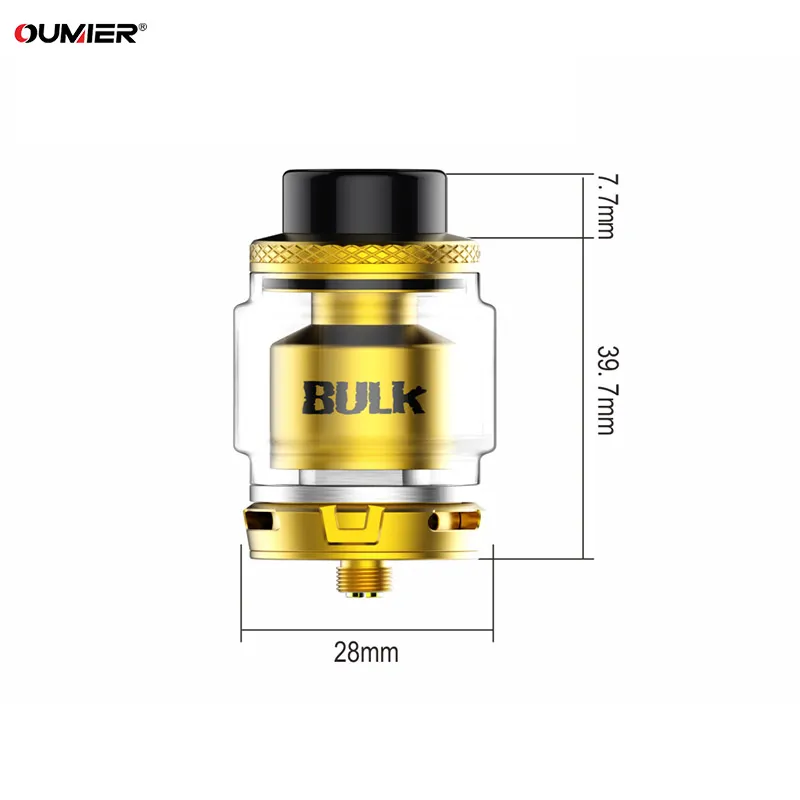 Оригинальный атомайзер Oumier Bulk RTA 6 5 мл 28 мм двойная катушка вейп испаритель VS Zeus X/