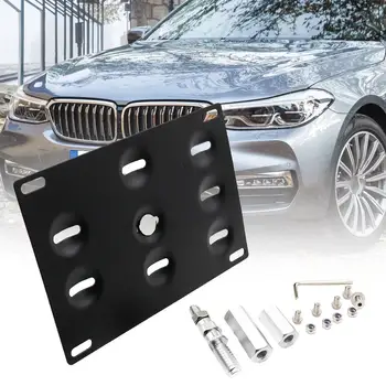 

Car Front Bumper Tow Hook License Plate Mounting Bracket Holder for BMW E 1 3 5